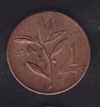 1964 Yılı 1 Kuruş