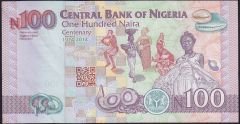 Nijerya 100 Naira 2014 Ççt Çilaltı