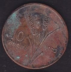1972 Yılı 10 Kuruş