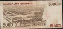 7.Emisyon 5 000 000 Lira G06 705103 Çok Temiz
