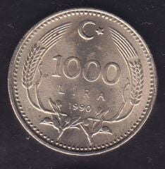1990 Yılı 1000 Lira