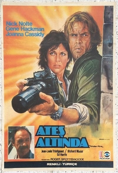 YABANCI - ATEŞ ALTINDA - NİCK NOLTE - FİLM AFİŞİ eski para