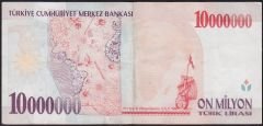 7.Emisyon 10 000 000 Lira G42 193824 Çok Çok Temiz