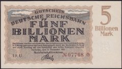 ALMANYA 5 TRİLYON MARK 1923 ÇİLALTI ÇİL