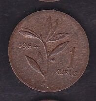 1964 Yılı 1 Kuruş