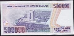 7.Emisyon 3.Tertip 500000 Lira F56 851300 Çil