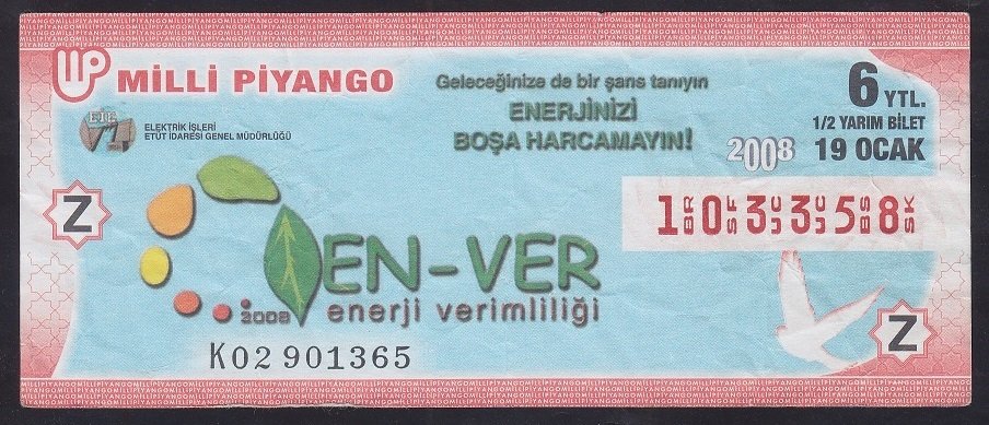 2008 19 OCAK YARIM BİLET