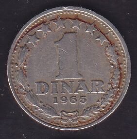 Yugoslavya 1 Dinar 1965