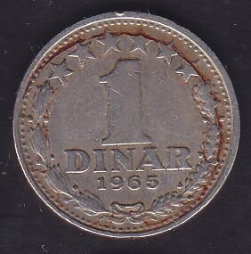 Yugoslavya 1 Dinar 1965