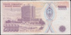 7.Emisyon 2.Tertip 20000 Lira G09 075995 Çok Temiz