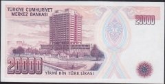 7.EMİSYON 1.TERTİP 20000 LİRA E59 077890 ÇİL
