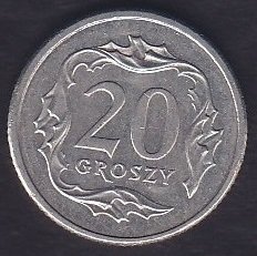 POLONYA 20 GROSZY 2009 ÇOK TEMİZ eski para değerleri