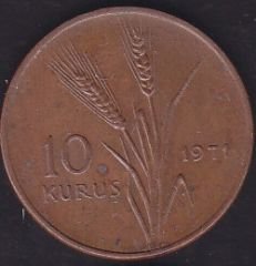 1971 Yılı 10 Kuruş