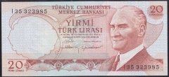 6.EMİSYON 4.TERTİP 20 LİRA I35 323985 ÇÇT ÇİLALTI