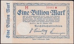 ALMANYA 1 TRİLYON MARK 1923 ÇİLALTI ÇİL