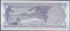 6.Emisyon 2.Tertip 5 Lira H84 126497 Çilaltı Çil