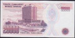 7.EMİSYON 1.TERTİP 20000 LİRA E57 107318 ÇİLALTI