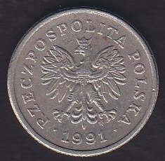 POLONYA 20 GROSZY 1991 ÇOK TEMİZ