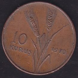 1970 Yılı 10 Kuruş