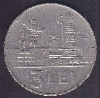 ROMANYA 3 LEİ 1966