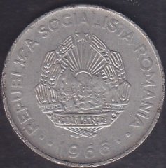 ROMANYA 3 LEİ 1966