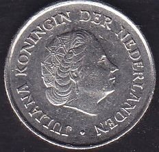 Hollanda 25 Cent 1973