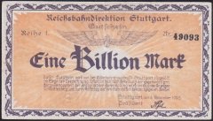 ALMANYA 1 TRİLYON MARK 1923 ÇÇT +