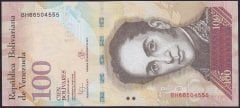 VENEZUELA 100 BOLİVARES 2015 ÇİL 555