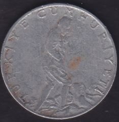 1965 Yılı 2.5 Lira Düz