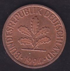 Almanya 2 Pfennig 1994 A