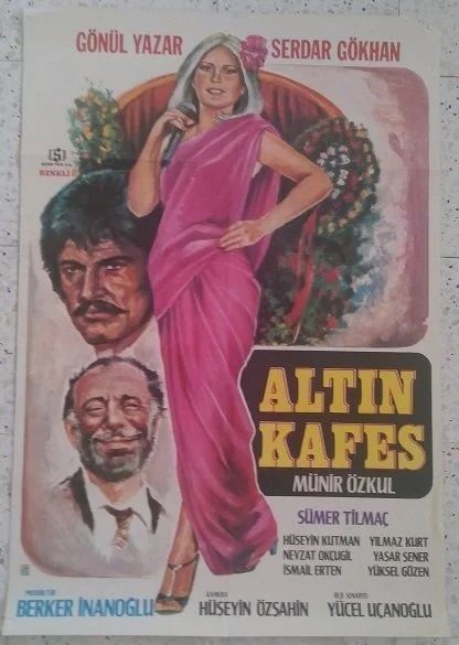 Gönül Yazar - Serdar Gökhan - Altın Kafes - Film Afişi