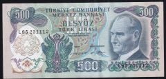 6.Emisyon 2.Tertip 500 Lira L85 231112 Çilaltı