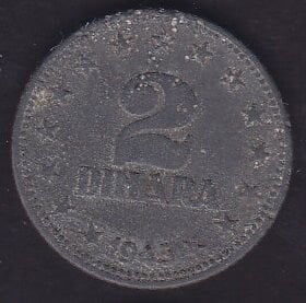 Yugoslavya 2 Dinar 1945