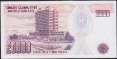 7.Emisyon 1.Tertip 20000 Lira F18 308054 Çilaltı Çil