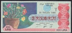 1980 30 NİSAN YARIM BİLET - Y SERİSİ