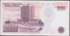 7.EMİSYON 1.TERTİP 20000 LİRA E56 622804 ÇİL