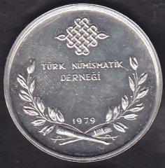 Türk Nümismatik Derneği - Halil Edhem Eldem 1979 Madalya Gümüş