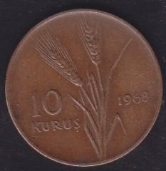 1968 Yılı 10 Kuruş
