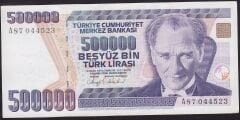 7.Emisyon 1.Tertip 500.000 Lira A87 044523 Ççt Çilaltı