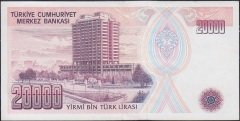 7.Emisyon 1.Tertip 20000 Lira F10 302735 Ççt Çilaltı