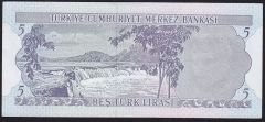 6.Emisyon 2.Tertip 5 Lira H76 449667 Çil