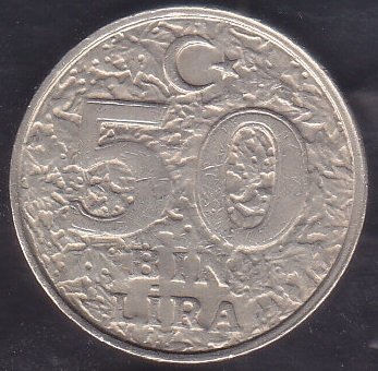 2000 Yılı 50 Bin Lira Çok Temiz