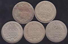 1990-91-92-93-94 Yılı 1000 Lira