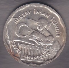 ÇEVRE KORUMA MADALYONU 1990 ÇİLALTI - NİKEL