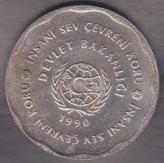 ÇEVRE KORUMA MADALYONU 1990 ÇİLALTI - NİKEL