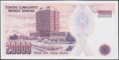7.EMİSYON 1.TERTİP 20000 LİRA E35 337307 ÇİL