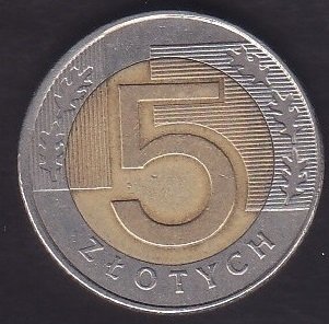 POLONYA 5 ZLOTY 1994 ÇOK TEMİZ