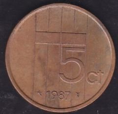 Hollanda 5 Cent 1987