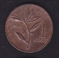 1966 Yılı 1 Kuruş