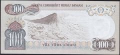 6.Emisyon 3.Tertip 100 Lira J35 413601 Çilaltı Çil